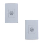 Kit Sensor De Presença | Embutir Sem Chave | Lente 180º | 6 F